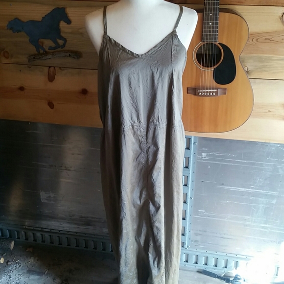 Flax Dresses & Skirts - Flax Silk Maxi Slip Dress